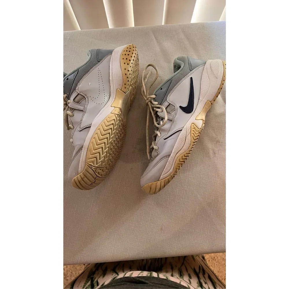 Nike Court Lite 2 Mens Athletic Shoes Sneakers Sneaker White Gray Size 9.5